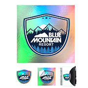 Full Color Custom Shape Removable Vinyl Stickers in Singles